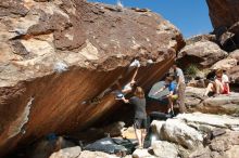 Bouldering in Hueco Tanks on 03/16/2020 with Blue Lizard Climbing and Yoga

Filename: SRM_20200316_1255430.jpg
Aperture: f/8.0
Shutter Speed: 1/250
Body: Canon EOS-1D Mark II
Lens: Canon EF 16-35mm f/2.8 L