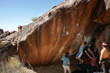 Bouldering in Hueco Tanks on 03/16/2020 with Blue Lizard Climbing and Yoga

Filename: SRM_20200316_1509480.jpg
Aperture: f/8.0
Shutter Speed: 1/250
Body: Canon EOS-1D Mark II
Lens: Canon EF 16-35mm f/2.8 L