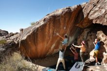 Bouldering in Hueco Tanks on 03/16/2020 with Blue Lizard Climbing and Yoga

Filename: SRM_20200316_1510160.jpg
Aperture: f/8.0
Shutter Speed: 1/250
Body: Canon EOS-1D Mark II
Lens: Canon EF 16-35mm f/2.8 L