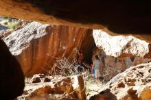 Bouldering in Hueco Tanks on 03/16/2020 with Blue Lizard Climbing and Yoga

Filename: SRM_20200316_1729550.jpg
Aperture: f/5.0
Shutter Speed: 1/250
Body: Canon EOS-1D Mark II
Lens: Canon EF 50mm f/1.8 II