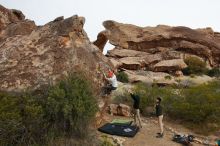 Bouldering in Hueco Tanks on 03/15/2020 with Blue Lizard Climbing and Yoga

Filename: SRM_20200315_0919310.jpg
Aperture: f/5.6
Shutter Speed: 1/500
Body: Canon EOS-1D Mark II
Lens: Canon EF 16-35mm f/2.8 L