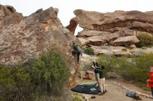 Bouldering in Hueco Tanks on 03/15/2020 with Blue Lizard Climbing and Yoga

Filename: SRM_20200315_0923230.jpg
Aperture: f/5.6
Shutter Speed: 1/640
Body: Canon EOS-1D Mark II
Lens: Canon EF 16-35mm f/2.8 L