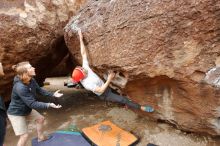 Bouldering in Hueco Tanks on 03/15/2020 with Blue Lizard Climbing and Yoga

Filename: SRM_20200315_0931490.jpg
Aperture: f/4.0
Shutter Speed: 1/250
Body: Canon EOS-1D Mark II
Lens: Canon EF 16-35mm f/2.8 L