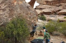 Bouldering in Hueco Tanks on 03/15/2020 with Blue Lizard Climbing and Yoga

Filename: SRM_20200315_0932570.jpg
Aperture: f/8.0
Shutter Speed: 1/250
Body: Canon EOS-1D Mark II
Lens: Canon EF 16-35mm f/2.8 L