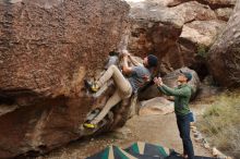 Bouldering in Hueco Tanks on 03/15/2020 with Blue Lizard Climbing and Yoga

Filename: SRM_20200315_0942090.jpg
Aperture: f/5.6
Shutter Speed: 1/400
Body: Canon EOS-1D Mark II
Lens: Canon EF 16-35mm f/2.8 L