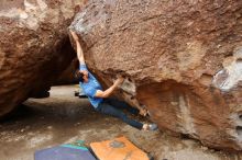 Bouldering in Hueco Tanks on 03/15/2020 with Blue Lizard Climbing and Yoga

Filename: SRM_20200315_0943120.jpg
Aperture: f/4.0
Shutter Speed: 1/400
Body: Canon EOS-1D Mark II
Lens: Canon EF 16-35mm f/2.8 L