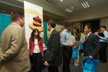 The Asian Business Students Association (ABSA) and the Hispanic Business Student Association (HBSA) hosted the career fair in the San Jacinto Residence Hall, Tuesday, February 6, 2007.

Filename: SRM_20070206_1840380.jpg
Aperture: f/7.1
Shutter Speed: 1/125
Body: Canon EOS-1D Mark II
Lens: Sigma 15-30mm f/3.5-4.5 EX Aspherical DG DF