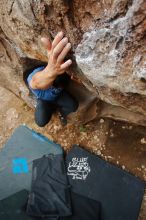 Bouldering in Hueco Tanks on 03/15/2020 with Blue Lizard Climbing and Yoga

Filename: SRM_20200315_1001220.jpg
Aperture: f/5.6
Shutter Speed: 1/400
Body: Canon EOS-1D Mark II
Lens: Canon EF 16-35mm f/2.8 L