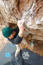 Bouldering in Hueco Tanks on 03/15/2020 with Blue Lizard Climbing and Yoga

Filename: SRM_20200315_1004520.jpg
Aperture: f/5.0
Shutter Speed: 1/250
Body: Canon EOS-1D Mark II
Lens: Canon EF 16-35mm f/2.8 L