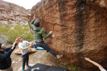 Bouldering in Hueco Tanks on 03/15/2020 with Blue Lizard Climbing and Yoga

Filename: SRM_20200315_1021000.jpg
Aperture: f/5.6
Shutter Speed: 1/400
Body: Canon EOS-1D Mark II
Lens: Canon EF 16-35mm f/2.8 L