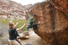 Bouldering in Hueco Tanks on 03/15/2020 with Blue Lizard Climbing and Yoga

Filename: SRM_20200315_1035131.jpg
Aperture: f/4.0
Shutter Speed: 1/640
Body: Canon EOS-1D Mark II
Lens: Canon EF 16-35mm f/2.8 L