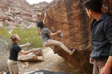 Bouldering in Hueco Tanks on 03/15/2020 with Blue Lizard Climbing and Yoga

Filename: SRM_20200315_1037560.jpg
Aperture: f/5.6
Shutter Speed: 1/400
Body: Canon EOS-1D Mark II
Lens: Canon EF 16-35mm f/2.8 L