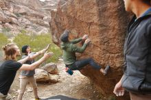 Bouldering in Hueco Tanks on 03/15/2020 with Blue Lizard Climbing and Yoga

Filename: SRM_20200315_1038340.jpg
Aperture: f/5.6
Shutter Speed: 1/400
Body: Canon EOS-1D Mark II
Lens: Canon EF 16-35mm f/2.8 L