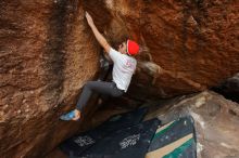 Bouldering in Hueco Tanks on 03/15/2020 with Blue Lizard Climbing and Yoga

Filename: SRM_20200315_1047181.jpg
Aperture: f/5.6
Shutter Speed: 1/400
Body: Canon EOS-1D Mark II
Lens: Canon EF 16-35mm f/2.8 L