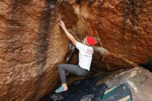 Bouldering in Hueco Tanks on 03/15/2020 with Blue Lizard Climbing and Yoga

Filename: SRM_20200315_1047490.jpg
Aperture: f/5.6
Shutter Speed: 1/320
Body: Canon EOS-1D Mark II
Lens: Canon EF 16-35mm f/2.8 L