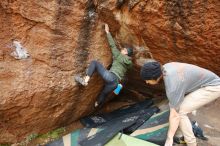 Bouldering in Hueco Tanks on 03/15/2020 with Blue Lizard Climbing and Yoga

Filename: SRM_20200315_1102090.jpg
Aperture: f/4.0
Shutter Speed: 1/640
Body: Canon EOS-1D Mark II
Lens: Canon EF 16-35mm f/2.8 L