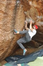 Bouldering in Hueco Tanks on 03/15/2020 with Blue Lizard Climbing and Yoga

Filename: SRM_20200315_1121190.jpg
Aperture: f/4.0
Shutter Speed: 1/200
Body: Canon EOS-1D Mark II
Lens: Canon EF 50mm f/1.8 II