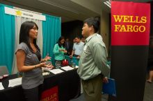 The Asian Business Students Association (ABSA) and the Hispanic Business Student Association (HBSA) hosted the career fair in the San Jacinto Residence Hall, Tuesday, February 6, 2007.

Filename: SRM_20070206_1845248.jpg
Aperture: f/7.1
Shutter Speed: 1/125
Body: Canon EOS-1D Mark II
Lens: Sigma 15-30mm f/3.5-4.5 EX Aspherical DG DF