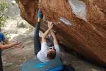 Bouldering in Hueco Tanks on 03/15/2020 with Blue Lizard Climbing and Yoga

Filename: SRM_20200315_1212540.jpg
Aperture: f/2.8
Shutter Speed: 1/800
Body: Canon EOS-1D Mark II
Lens: Canon EF 50mm f/1.8 II