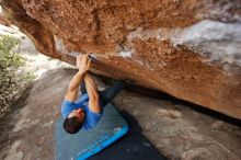 Bouldering in Hueco Tanks on 03/15/2020 with Blue Lizard Climbing and Yoga

Filename: SRM_20200315_1220420.jpg
Aperture: f/3.5
Shutter Speed: 1/400
Body: Canon EOS-1D Mark II
Lens: Canon EF 16-35mm f/2.8 L