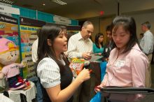 The Asian Business Students Association (ABSA) and the Hispanic Business Student Association (HBSA) hosted the career fair in the San Jacinto Residence Hall, Tuesday, February 6, 2007.

Filename: SRM_20070206_1846362.jpg
Aperture: f/6.3
Shutter Speed: 1/125
Body: Canon EOS-1D Mark II
Lens: Sigma 15-30mm f/3.5-4.5 EX Aspherical DG DF