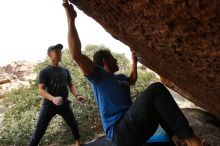 Bouldering in Hueco Tanks on 03/15/2020 with Blue Lizard Climbing and Yoga

Filename: SRM_20200315_1225420.jpg
Aperture: f/5.6
Shutter Speed: 1/320
Body: Canon EOS-1D Mark II
Lens: Canon EF 16-35mm f/2.8 L