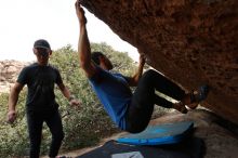 Bouldering in Hueco Tanks on 03/15/2020 with Blue Lizard Climbing and Yoga

Filename: SRM_20200315_1225430.jpg
Aperture: f/6.3
Shutter Speed: 1/320
Body: Canon EOS-1D Mark II
Lens: Canon EF 16-35mm f/2.8 L