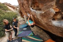 Bouldering in Hueco Tanks on 03/15/2020 with Blue Lizard Climbing and Yoga

Filename: SRM_20200315_1257230.jpg
Aperture: f/5.6
Shutter Speed: 1/320
Body: Canon EOS-1D Mark II
Lens: Canon EF 16-35mm f/2.8 L