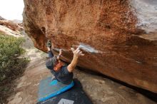 Bouldering in Hueco Tanks on 03/15/2020 with Blue Lizard Climbing and Yoga

Filename: SRM_20200315_1309230.jpg
Aperture: f/5.0
Shutter Speed: 1/320
Body: Canon EOS-1D Mark II
Lens: Canon EF 16-35mm f/2.8 L