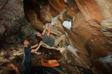 Bouldering in Hueco Tanks on 03/15/2020 with Blue Lizard Climbing and Yoga

Filename: SRM_20200315_1436520.jpg
Aperture: f/8.0
Shutter Speed: 1/250
Body: Canon EOS-1D Mark II
Lens: Canon EF 16-35mm f/2.8 L