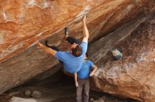 Bouldering in Hueco Tanks on 03/15/2020 with Blue Lizard Climbing and Yoga

Filename: SRM_20200315_1452520.jpg
Aperture: f/5.6
Shutter Speed: 1/250
Body: Canon EOS-1D Mark II
Lens: Canon EF 16-35mm f/2.8 L