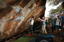 Bouldering in Hueco Tanks on 03/15/2020 with Blue Lizard Climbing and Yoga

Filename: SRM_20200315_1502070.jpg
Aperture: f/8.0
Shutter Speed: 1/160
Body: Canon EOS-1D Mark II
Lens: Canon EF 16-35mm f/2.8 L