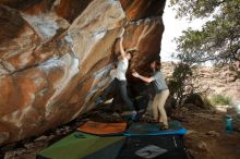 Bouldering in Hueco Tanks on 03/15/2020 with Blue Lizard Climbing and Yoga

Filename: SRM_20200315_1505070.jpg
Aperture: f/8.0
Shutter Speed: 1/160
Body: Canon EOS-1D Mark II
Lens: Canon EF 16-35mm f/2.8 L