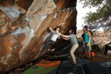 Bouldering in Hueco Tanks on 03/15/2020 with Blue Lizard Climbing and Yoga

Filename: SRM_20200315_1508400.jpg
Aperture: f/8.0
Shutter Speed: 1/160
Body: Canon EOS-1D Mark II
Lens: Canon EF 16-35mm f/2.8 L