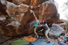 Bouldering in Hueco Tanks on 03/15/2020 with Blue Lizard Climbing and Yoga

Filename: SRM_20200315_1523030.jpg
Aperture: f/4.5
Shutter Speed: 1/250
Body: Canon EOS-1D Mark II
Lens: Canon EF 16-35mm f/2.8 L