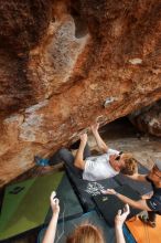 Bouldering in Hueco Tanks on 03/15/2020 with Blue Lizard Climbing and Yoga

Filename: SRM_20200315_1606180.jpg
Aperture: f/7.1
Shutter Speed: 1/250
Body: Canon EOS-1D Mark II
Lens: Canon EF 16-35mm f/2.8 L