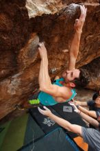 Bouldering in Hueco Tanks on 03/15/2020 with Blue Lizard Climbing and Yoga

Filename: SRM_20200315_1616260.jpg
Aperture: f/6.3
Shutter Speed: 1/250
Body: Canon EOS-1D Mark II
Lens: Canon EF 16-35mm f/2.8 L