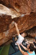 Bouldering in Hueco Tanks on 03/15/2020 with Blue Lizard Climbing and Yoga

Filename: SRM_20200315_1622200.jpg
Aperture: f/5.6
Shutter Speed: 1/250
Body: Canon EOS-1D Mark II
Lens: Canon EF 16-35mm f/2.8 L