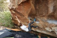 Bouldering in Hueco Tanks on 03/15/2020 with Blue Lizard Climbing and Yoga

Filename: SRM_20200315_1711060.jpg
Aperture: f/6.3
Shutter Speed: 1/250
Body: Canon EOS-1D Mark II
Lens: Canon EF 16-35mm f/2.8 L