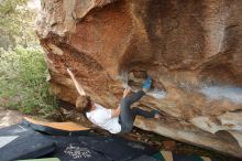 Bouldering in Hueco Tanks on 03/15/2020 with Blue Lizard Climbing and Yoga

Filename: SRM_20200315_1711060.jpg
Aperture: f/6.3
Shutter Speed: 1/250
Body: Canon EOS-1D Mark II
Lens: Canon EF 16-35mm f/2.8 L