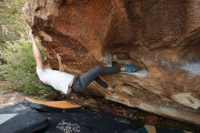 Bouldering in Hueco Tanks on 03/15/2020 with Blue Lizard Climbing and Yoga

Filename: SRM_20200315_1711180.jpg
Aperture: f/7.1
Shutter Speed: 1/250
Body: Canon EOS-1D Mark II
Lens: Canon EF 16-35mm f/2.8 L