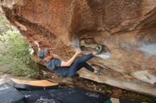 Bouldering in Hueco Tanks on 03/15/2020 with Blue Lizard Climbing and Yoga

Filename: SRM_20200315_1712120.jpg
Aperture: f/5.6
Shutter Speed: 1/250
Body: Canon EOS-1D Mark II
Lens: Canon EF 16-35mm f/2.8 L