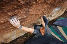 Bouldering in Hueco Tanks on 03/15/2020 with Blue Lizard Climbing and Yoga

Filename: SRM_20200315_1718150.jpg
Aperture: f/5.6
Shutter Speed: 1/250
Body: Canon EOS-1D Mark II
Lens: Canon EF 16-35mm f/2.8 L