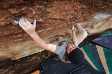 Bouldering in Hueco Tanks on 03/15/2020 with Blue Lizard Climbing and Yoga

Filename: SRM_20200315_1723471.jpg
Aperture: f/5.0
Shutter Speed: 1/250
Body: Canon EOS-1D Mark II
Lens: Canon EF 16-35mm f/2.8 L