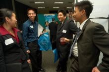 The Asian Business Students Association (ABSA) and the Hispanic Business Student Association (HBSA) hosted the career fair in the San Jacinto Residence Hall, Tuesday, February 6, 2007.

Filename: SRM_20070206_1910489.jpg
Aperture: f/6.3
Shutter Speed: 1/100
Body: Canon EOS-1D Mark II
Lens: Sigma 15-30mm f/3.5-4.5 EX Aspherical DG DF