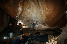 Bouldering in Hueco Tanks on 03/16/2020 with Blue Lizard Climbing and Yoga

Filename: SRM_20200316_1631450.jpg
Aperture: f/8.0
Shutter Speed: 1/250
Body: Canon EOS-1D Mark II
Lens: Canon EF 16-35mm f/2.8 L