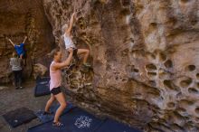 Bouldering in Hueco Tanks on 10/19/2021 with Blue Lizard Climbing and Yoga

Filename: SRM_20211019_1141410.jpg
Aperture: f/4.0
Shutter Speed: 1/125
Body: Canon EOS-1D Mark II
Lens: Canon EF 16-35mm f/2.8 L