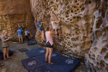Bouldering in Hueco Tanks on 10/19/2021 with Blue Lizard Climbing and Yoga

Filename: SRM_20211019_1142250.jpg
Aperture: f/4.0
Shutter Speed: 1/125
Body: Canon EOS-1D Mark II
Lens: Canon EF 16-35mm f/2.8 L