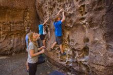 Bouldering in Hueco Tanks on 10/19/2021 with Blue Lizard Climbing and Yoga

Filename: SRM_20211019_1144140.jpg
Aperture: f/4.0
Shutter Speed: 1/100
Body: Canon EOS-1D Mark II
Lens: Canon EF 16-35mm f/2.8 L