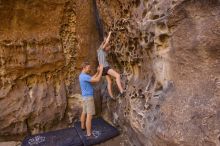 Bouldering in Hueco Tanks on 10/19/2021 with Blue Lizard Climbing and Yoga

Filename: SRM_20211019_1208530.jpg
Aperture: f/4.0
Shutter Speed: 1/80
Body: Canon EOS-1D Mark II
Lens: Canon EF 16-35mm f/2.8 L